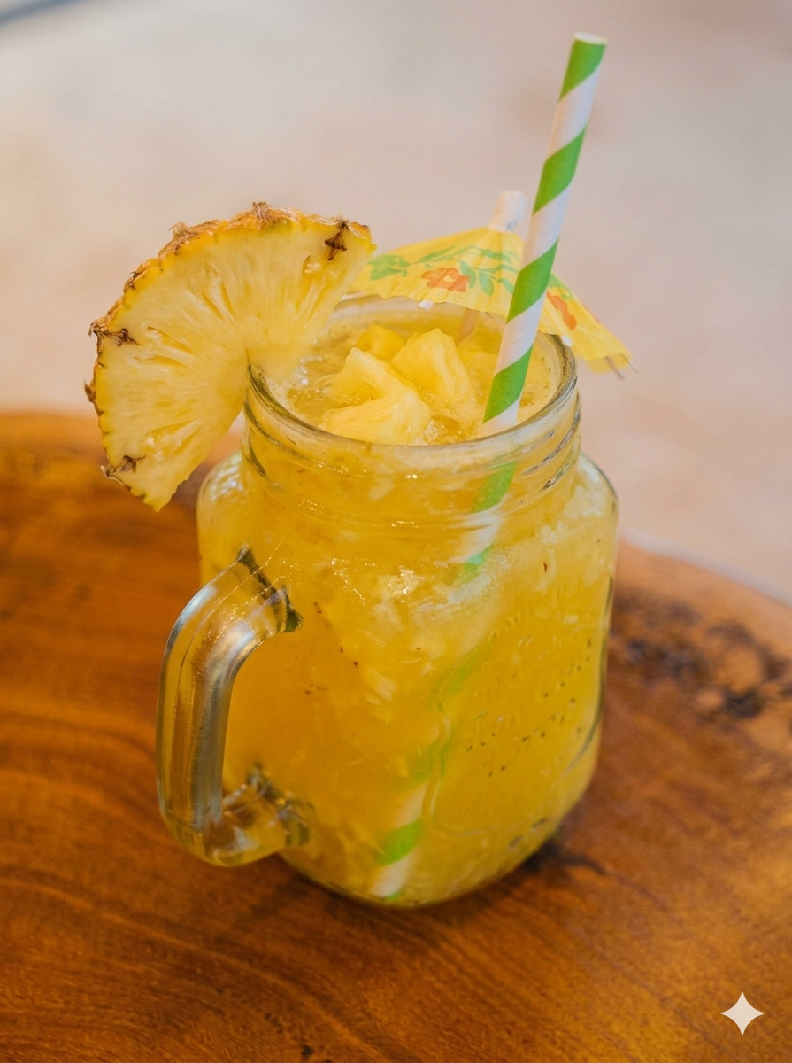 Caipirinha de Caldo de Cana (Abacaxi)